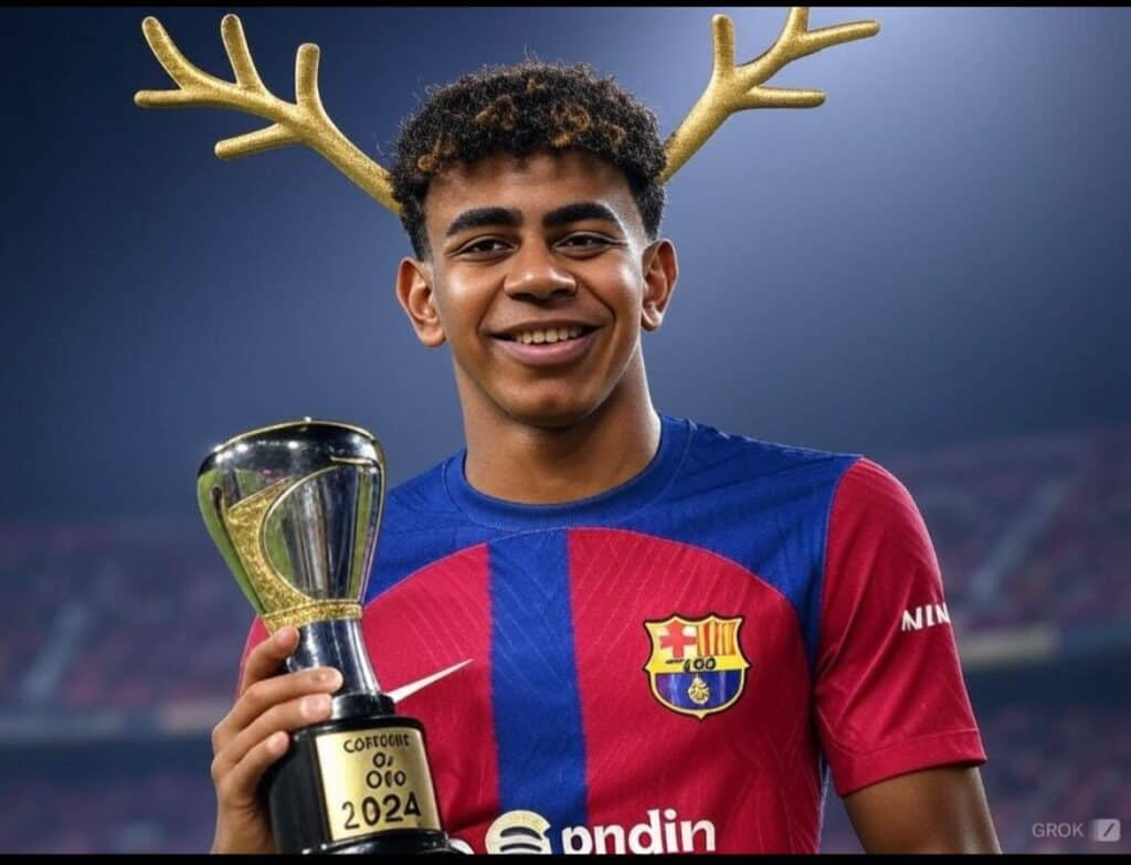 ¡Lamine Yamal hace historia! Se lleva el "Balón de Oro al Cornudo del Año 2024" 🏆💔