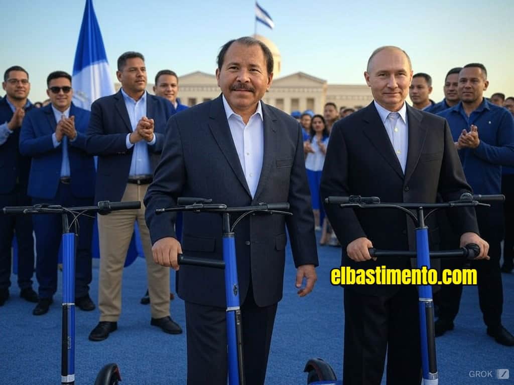 Dictadura Ortega-Murillo anuncia la importación de mil monopatines eléctricos rusos