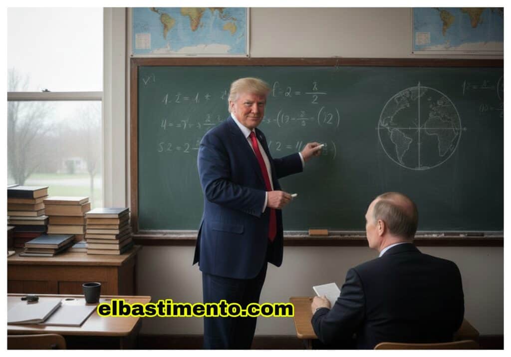 Trump sienta a Putin y le explica cómo se hace una operación especial de verdad