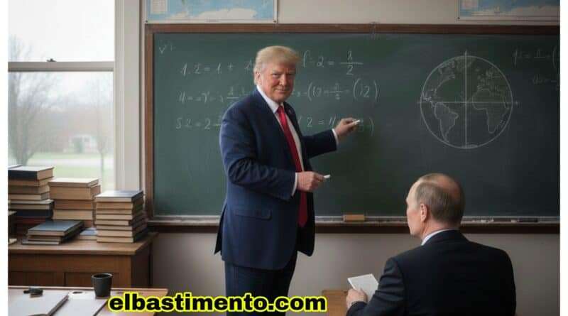 Trump sienta a Putin y le explica cómo se hace una operación especial de verdad