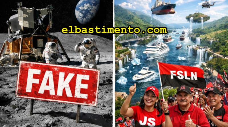 Sandinistas no creen que el hombre llegó a la Luna, pero sí creen que ya se construyó el Canal Interoceánico de Nicaragua